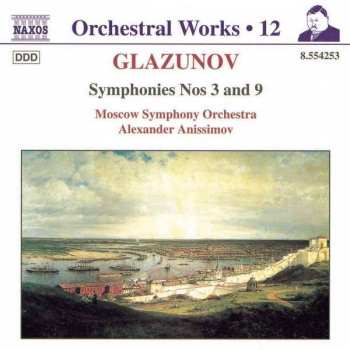 CD Alexander Glazunov: Symphonies Nos 3 And 9