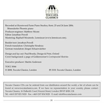 CD Jonathan Powell: Piano Music Volume One