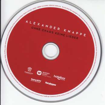 CD Alexander Knappe: Ohne Chaos Keine Lieder