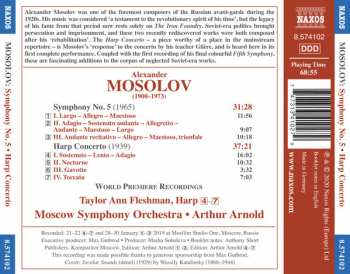 CD The Moscow Symphony Orchestra: Symphony No. 5 • Harp Concerto