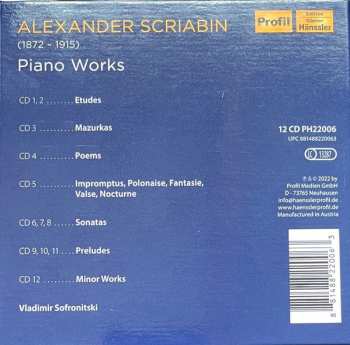 12CD/Dobozkészlet Alexander Scriabine: 150th Anniversary / Piano Works