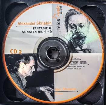 3CD Alexander Scriabine: Die 10 Sonaten & Fantasie