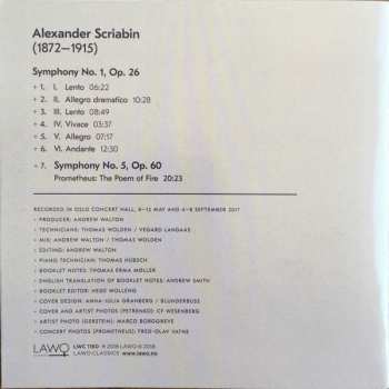 CD Oslo Filharmoniske Orkester: Symphony No. 1, Op. 26 •  Prometheus: The Poem Of Fire, Op. 60