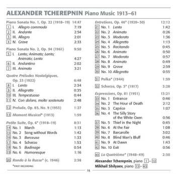 CD Alexander Tcherepnin: Piano Music 1913-61