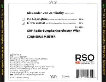 CD Alexander Von Zemlinsky: Die Seejungfrau