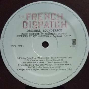 2LP Alexandre Desplat: The French Dispatch (Original Soundtrack)