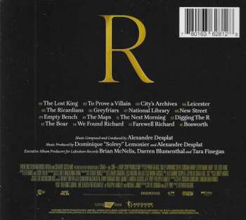 CD Alexandre Desplat: The Lost King (Original Motion Picture Soundtrack)