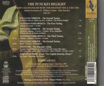 CD Jordi Savall: The Punckes Delight: Golden Age Of English Music For Solo Viol