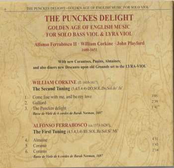 CD Jordi Savall: The Punckes Delight: Golden Age Of English Music For Solo Viol