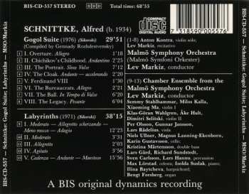 CD Alfred Schnittke: Gogol Suite / Labyrinths
