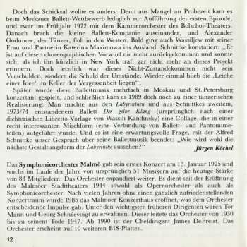 CD Alfred Schnittke: Gogol Suite / Labyrinths