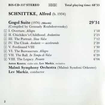 CD Alfred Schnittke: Gogol Suite / Labyrinths