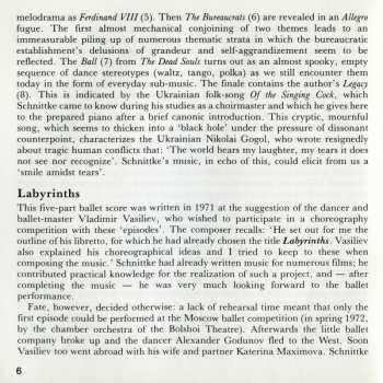 CD Alfred Schnittke: Gogol Suite / Labyrinths