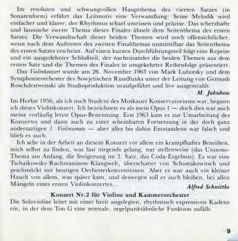 CD Alfred Schnittke: Violin Concertos No. 1 & No. 2