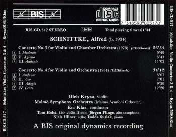 CD Alfred Schnittke: Violin Concertos No. 3 & No. 4