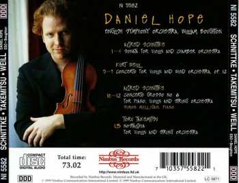 CD Alfred Schnittke: Schnittke • Takemitsu • Weill