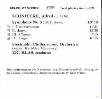 CD Alfred Schnittke: Symphony No. 3