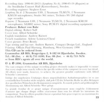 CD Alfred Schnittke: Symphony No. 4; Requiem