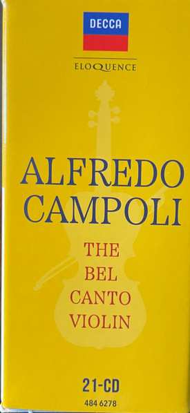 21CD/Dobozkészlet Alfredo Campoli: The Bel Canto Violin