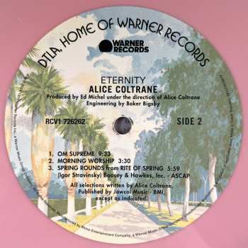 LP Alice Coltrane: Eternity CLR