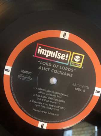 LP Alice Coltrane: Lord Of Lords LTD | CLR