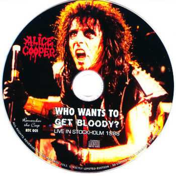 CD Alice Cooper: Who Wants To Get Bloody? - Live In Stockholm 1988