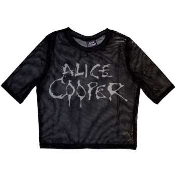 Merch Alice Cooper: Női Crop Top Dripping Logo Alice Cooper