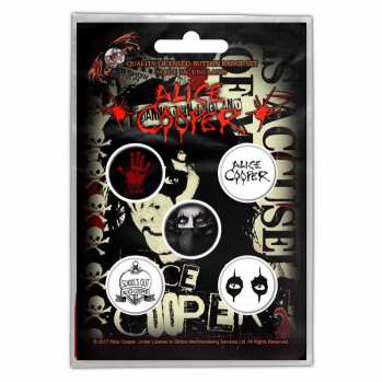 Merch Alice Cooper: Kitűző készlet Eyes 