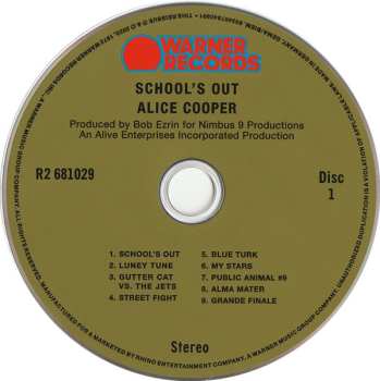 2CD Alice Cooper: School's Out DLX
