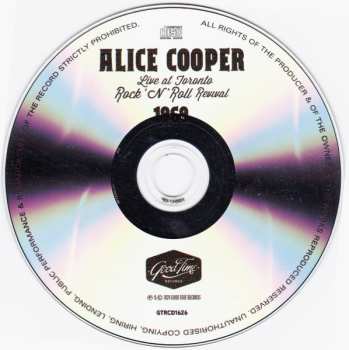 CD Alice Cooper: Live At Toronto Rock 'N' Roll Revival 1969
