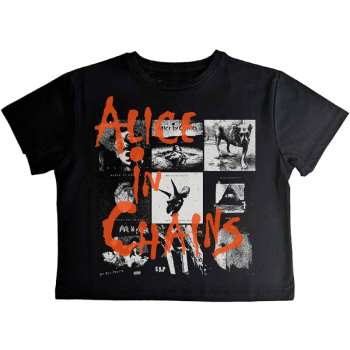  Alice In Chains: Alice In Chains Ladies Crop Top: Albums Montage (x-large) XL