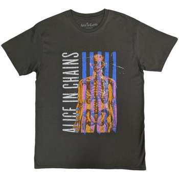 Merch Alice In Chains: Alice In Chains Unisex Stone Wash T-shirt: Skeletal (small) S