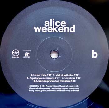 LP Alice: Weekend LTD | NUM