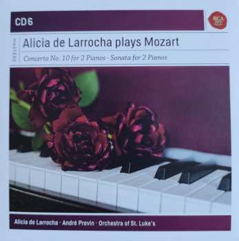 6CD/Dobozkészlet Wolfgang Amadeus Mozart: Piano Concertos Nos. 9, 10, 19-27 - Sonata For 2 Pianos
