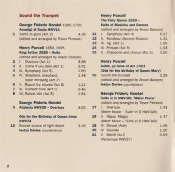 CD Georg Friedrich Händel: Sound The Trumpet (Royal Music Of Purcell & Handel)