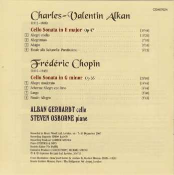 CD Frédéric Chopin: Cello Sonatas