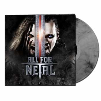 LP All For Metal: Legends (ltd.gtf.silver/black Marbled Vinyl )