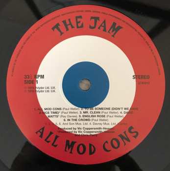 LP The Jam: All Mod Cons