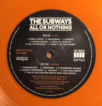 LP The Subways: All Or Nothing LTD | NUM | CLR