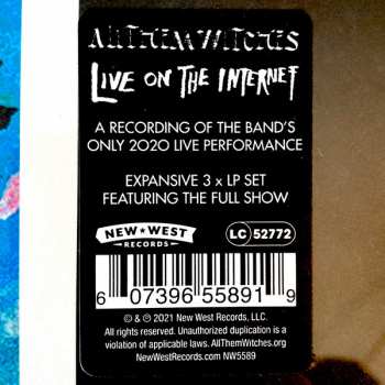 3LP All Them Witches: Live On The Internet