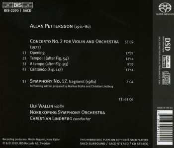 SACD Norrköping Symphony Orchestra: Violin Concerto No. 2 - Symphony No. 17 Fragment