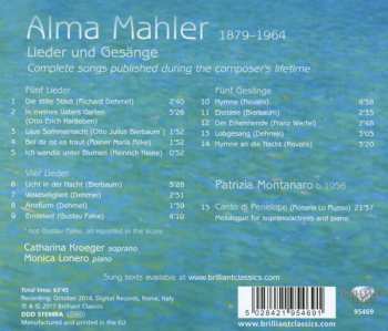 CD Alma Mahler-Werfel: Lieder und Gesänge / Canto di Penelope