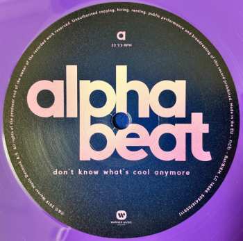 LP Alphabeat: Don't Know What's Cool Anymore CLR