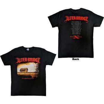 Merch Alter Bridge: Alter Bridge Unisex T-shirt: Fortress 2014 Tour Dates (back Print) (small) S