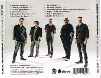 CD Altered Five Blues Band: Ten Thousand Watts