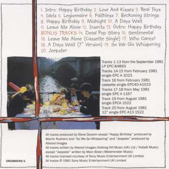 4CD/Dobozkészlet Altered Images: The Epic Years