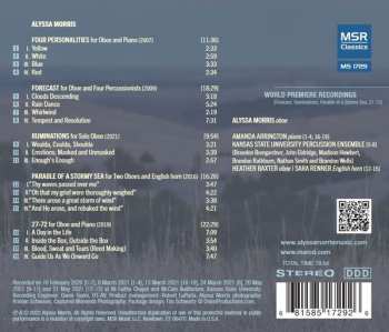 CD Alyssa Morris: Ruminations: Chamber Music For Oboe