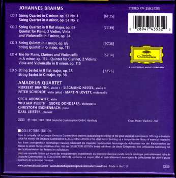5CD/Dobozkészlet Johannes Brahms: Complete String Quartets—Quintets—Sextets 