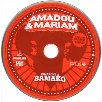2LP/CD Amadou & Mariam: Dimanche À Bamako CLR