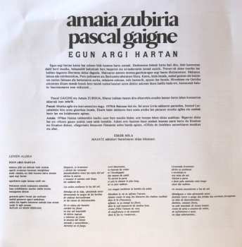 LP Amaia Zubiria: Egun Argi Hartan LTD